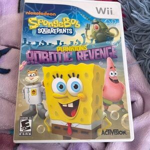 Spongebob Planktons Robotic Revenge Wii game